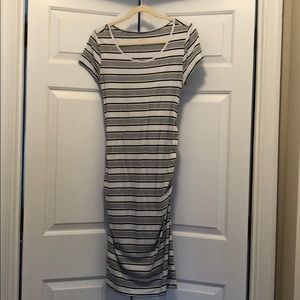 Isabel Maternity Size Medium Striped Dress